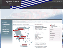 Tablet Screenshot of logisticsgreece.com